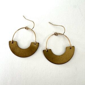 Gold Hoop Earrings - NWT
